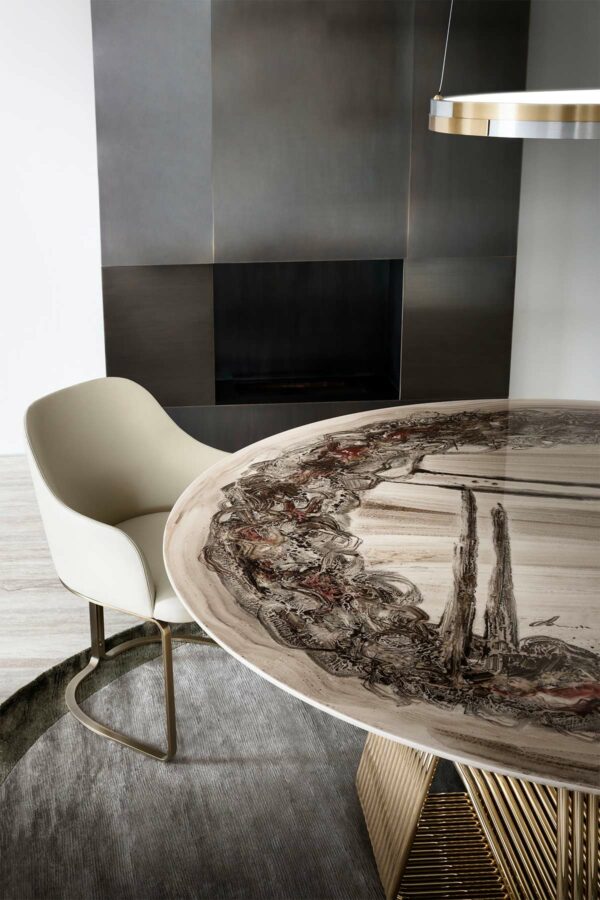 Итальянский стол Alyson Round 3