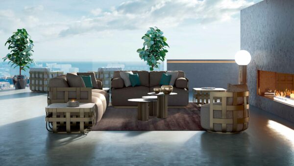 Итальянское кресло Dafne Round 2