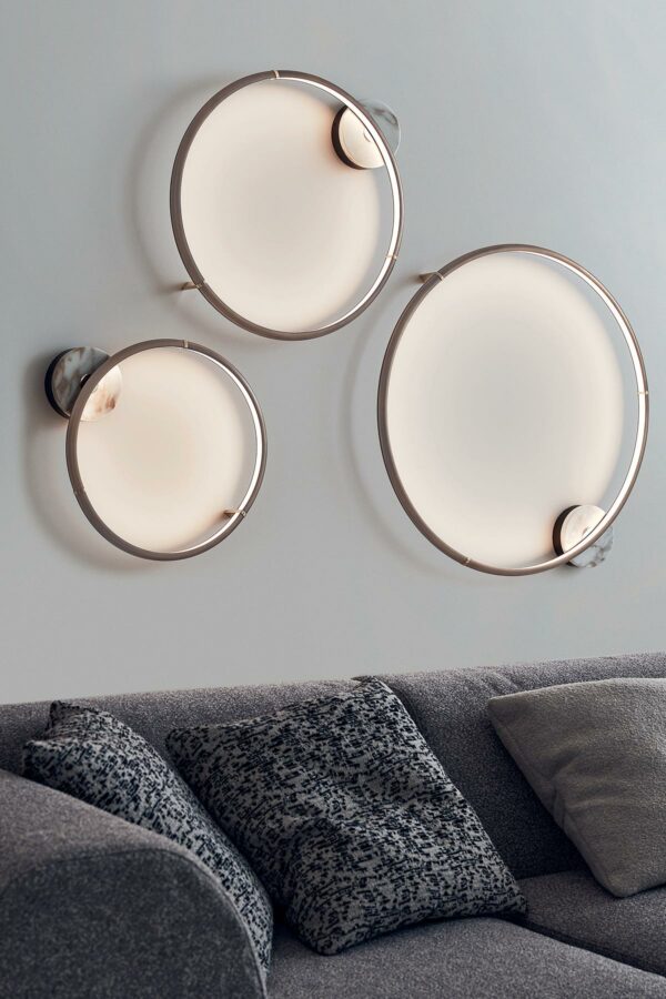 Итальянская настенная лампа Halo Applique от Rugiano