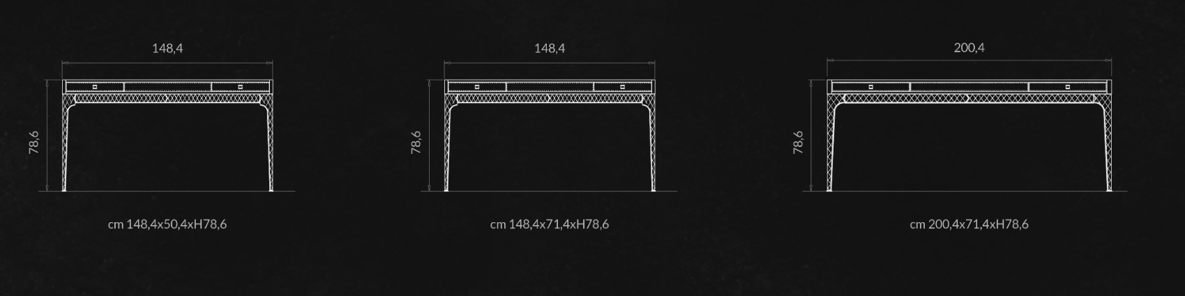 Итальянский письменный стол Coline от Rugiano