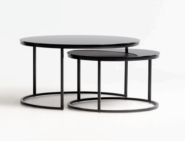 Итальянский столик Brass 80+60 от TOSCONOVA