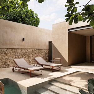 Итальянский шезлонг Pipe Chaise longue 4