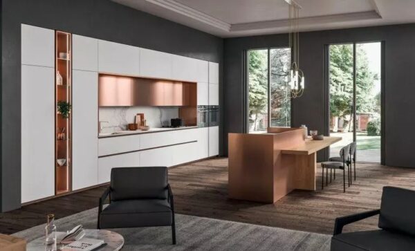 Итальянская гостиная группа LIVING T_08 от GENTILI CUCINE