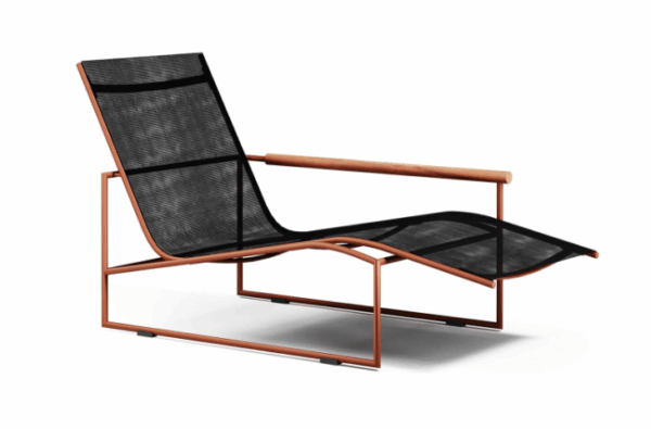 Итальянский шезлонг Pipe Right dormeuse от ATMOSPHERA
