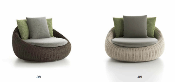 Итальянское кресло TWIGA от ATMOSPHERA