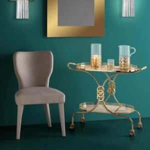 Итальянский стул Lady V Chair - Meteorite Sable 2