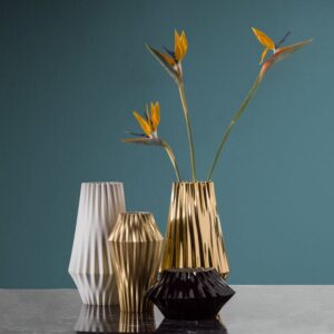 Итальянская ваза Vertigo Large Vase - Gold 2