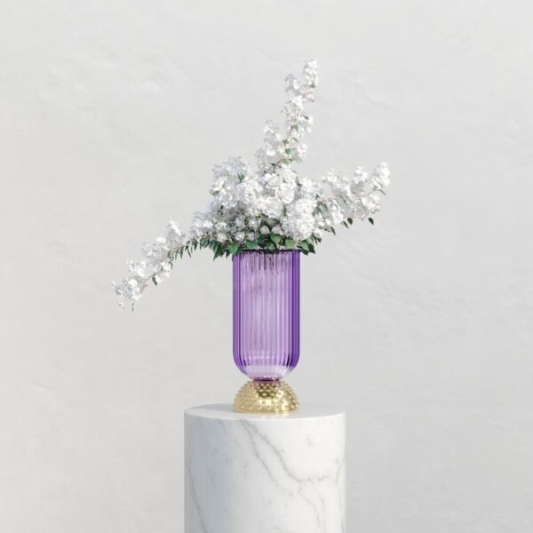 Итальянская ваза Crazy Graal by Emanuele Pangrazi - Lilac 2