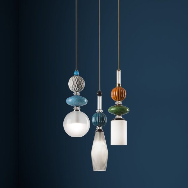 Итальянский подвесной светильник Divas Lola Pendant Light - Octante & Transparent от VILLARY