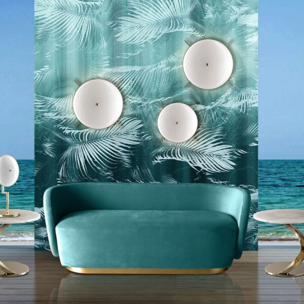 Итальянская настенная лампа Venusia Large Venusia Wall / Ceiling Light - Gold 2