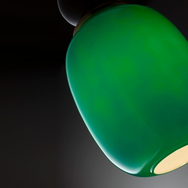 Итальянский подвесной светильник Violette Pendant Light - Green & Gold 2