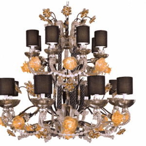 Итальянская люстра L277/16 amber от Mechini