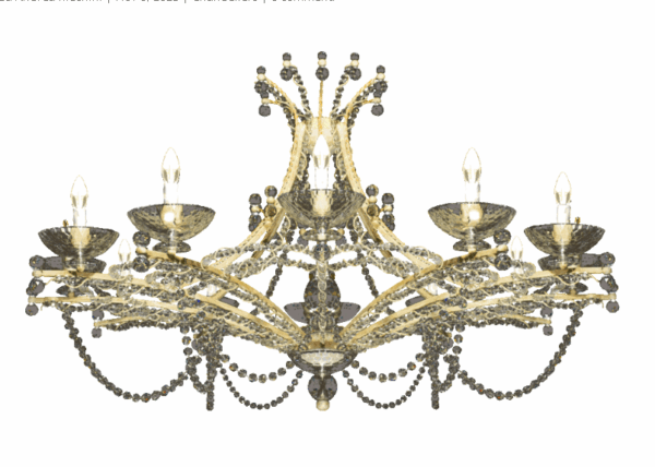 Итальянская люстра L316/12 tris