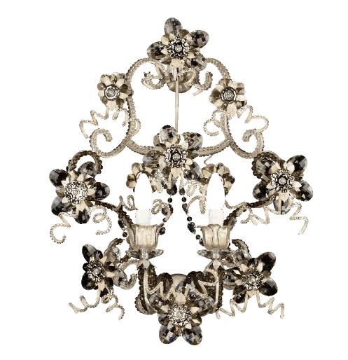 Итальянская настенная лампа A288/2 fumè