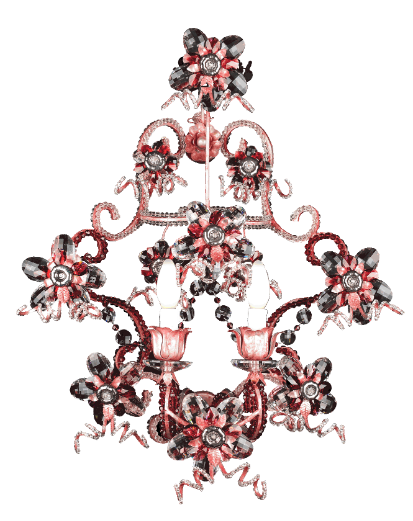 Итальянская настенная лампа A288/2 ruby