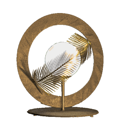 Итальянская настольная лампа F-Round-1