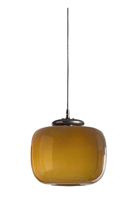 Итальянский подвесной светильник Specchia Pendant Light - Amber Shiny