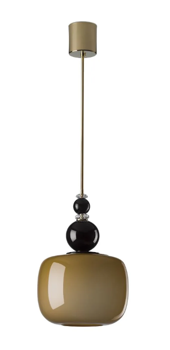 Итальянский подвесной светильник 80'S Farrah Pendant Light - Golden & Black