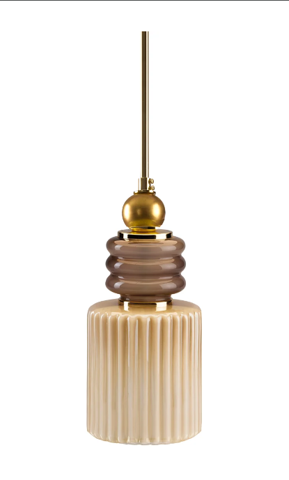 Итальянский подвесной светильник Lolite Silvy Pendant Light - Brown