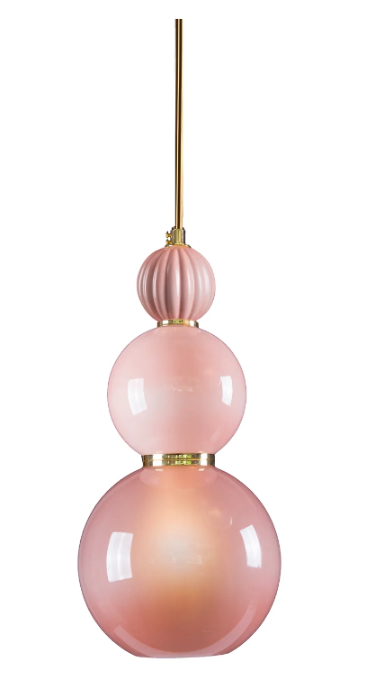 Итальянский подвесной светильник Lady V Pendant Light - Pink
