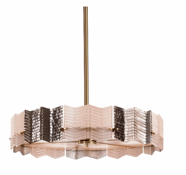 Итальянская люстра Kate Pink Chandelier - 6 Lights от VILLARY