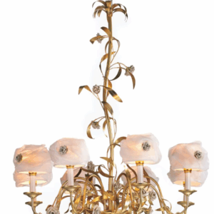 Итальянская люстра Camelia Chandelier - 8 Lights - Gold,White от VILLARY