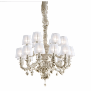 Итальянская люстра Louis XIV - 18 light Chandelier - White от VILLARY