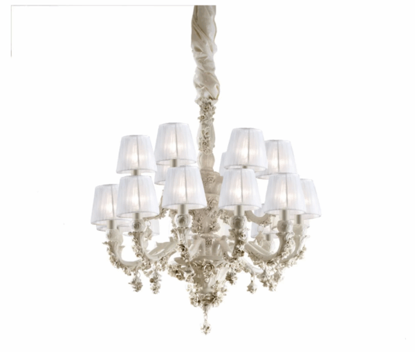 Итальянская люстра Louis XIV - 18 light Chandelier - White