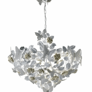 Итальянская люстра Butterfly 8 Light chandelier - White от VILLARY