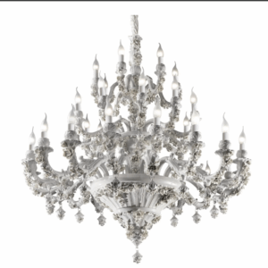 Итальянская люстра Louis XIV - 36 light Chandelier - White от VILLARY