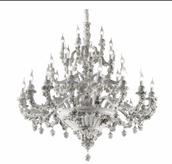 Итальянская люстра Louis XIV - 36 light Chandelier - White