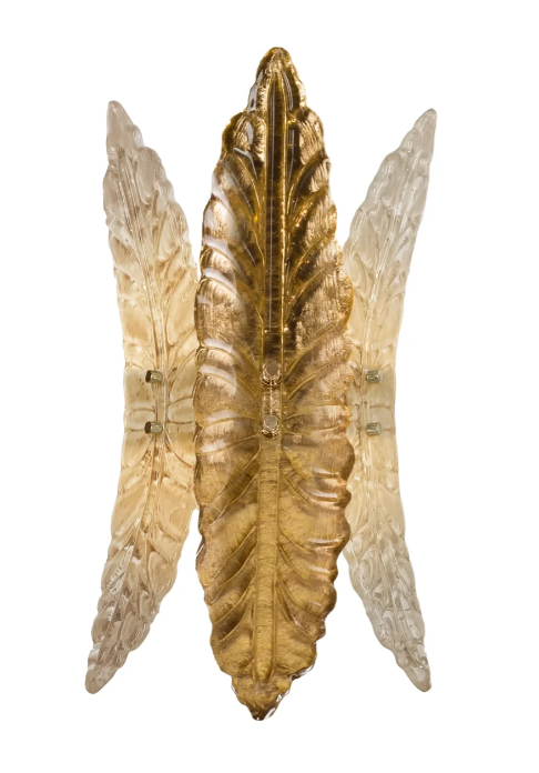 Итальянская настенная лампа Cher Wall Light - Champagne & Gold от VILLARY