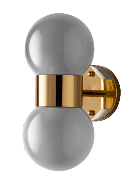 Итальянская настенная лампа Lady V Wall Light - Tabacco