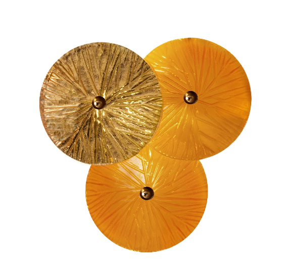 Итальянская настенная лампа Candy Wall Light - Mango & Gold