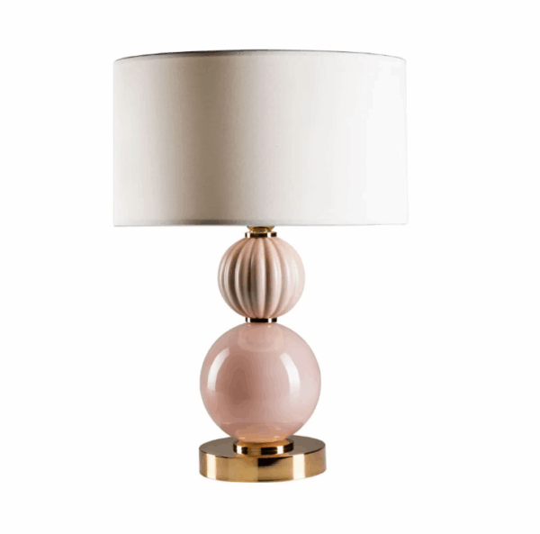 Итальянская настольная лампа Lady V Blush Small Table Lamp