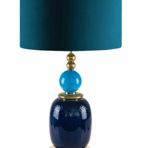 Итальянская настольная лампа Violette Table Lamp - Blue & Gold от VILLARY