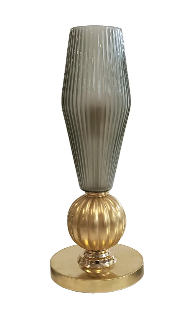 Итальянская настольная лампа Angelica Table Lamp - Gold & Transparent