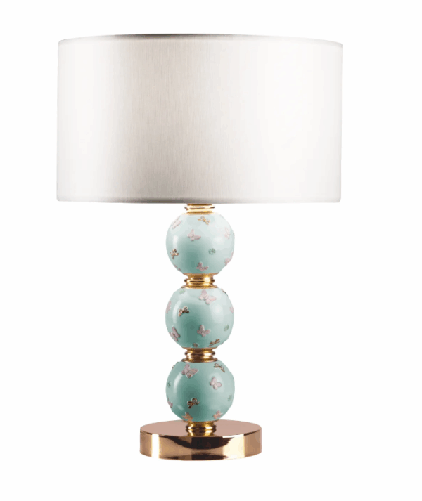 Итальянская настольная лампа Butterfly Large Table Lamp - Aquamarine