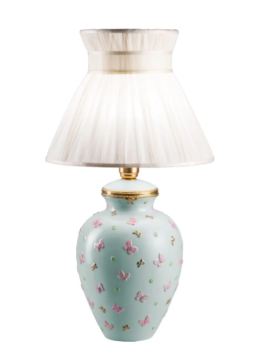 Итальянская настольная лампа Butterfly Medium Table Lamp - Aquamarine