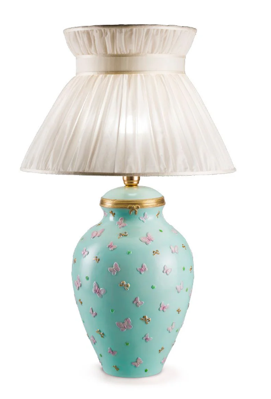 Итальянская настольная лампа Butterfly Large Table Lamp - Aquamarine