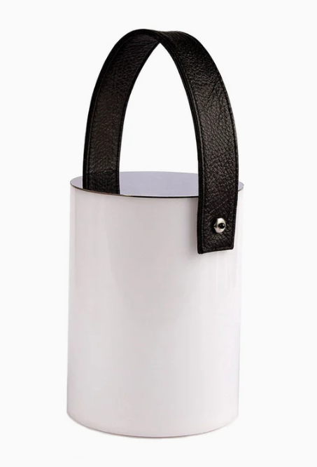 Итальянская настольная лампа Luz Rechargeable Lamp - Black & Chrome