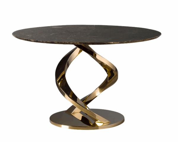 Итальянский стол Woman Dining Table - Dark Emperador & Gold от VILLARY