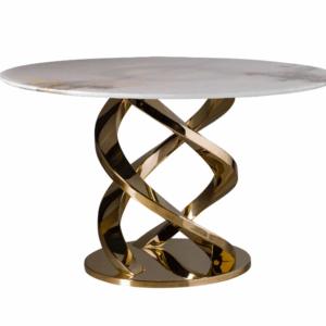 Итальянский стол Cerberus Dining Table - Onyx & Gold от VILLARY