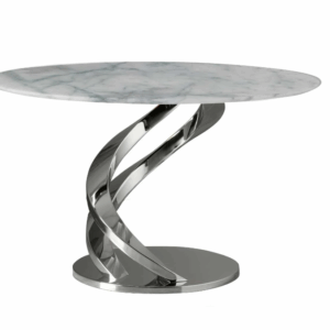 Итальянский стол Eclypse Dining Table - Carrara & Chrome от VILLARY