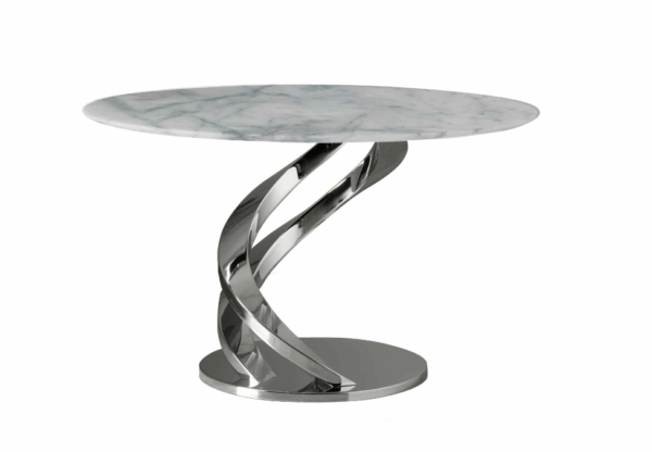 Итальянский стол Eclypse Dining Table - Carrara & Chrome от VILLARY