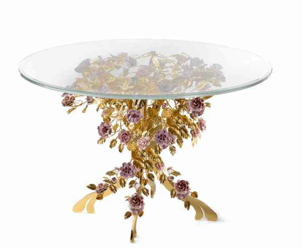 Итальянский стол Eclypse Large Oval Dining Table - Black & Gold