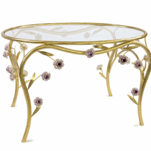 Итальянский столик Camelia Coffee Table - Gold & Pink от VILLARY