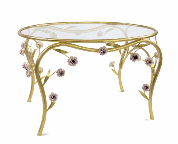 Итальянский столик Camelia Coffee Table - Gold & Pink от VILLARY