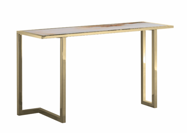 Итальянская консоль Deco Console - Onyx & Gold