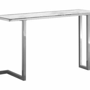 Итальянская консоль Deco Console - Carrara & Chrome от VILLARY